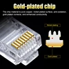 CNCOB cat 5e rj45 conector 8p8c utp/ftp enchufe modular de la red internet cat5 rj-45 crimp Ethernet cable conector 30 /50/100 piezas ► Foto 3/6