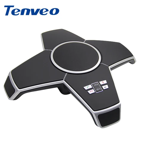 Estação de Conferência de Negócios Speakerphone para Grandes Salas de Conferência Tenveo Crystal-clear Voip Chamada Usb a6 Som