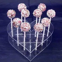 21 отверстия торт Pops акриловая подставка База леденец держатель прозрачный