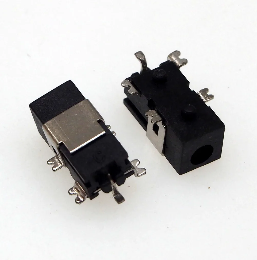 100 шт. dc-011c 0.7 мм DC Мощность Jack Разъем пять SMD ноги