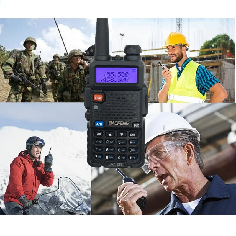 Портативная рация BAOFENG радиостанция VHF UHF CB Ham Любительский радиоприемник