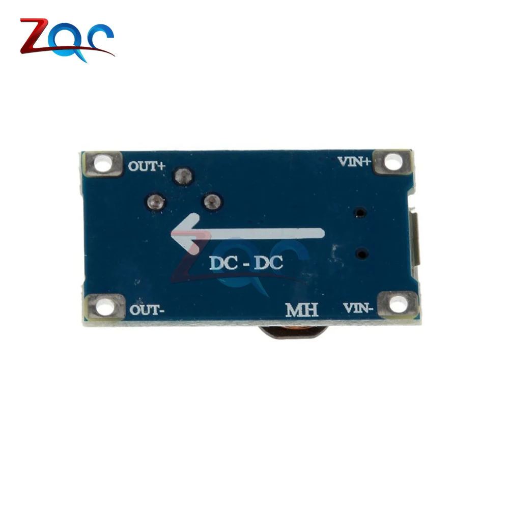Для замены XL6009 2A Max DC-DC Повышающий Модуль питания MT3608 Micro USB 2-24 В до 28 в Регулируемый усилитель для Arduino
