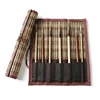 Painting Brush Holder Bamboo Rolling Bag Calligraphy Pen Case Curtain Pack For Art Supplies ► Photo 3/6