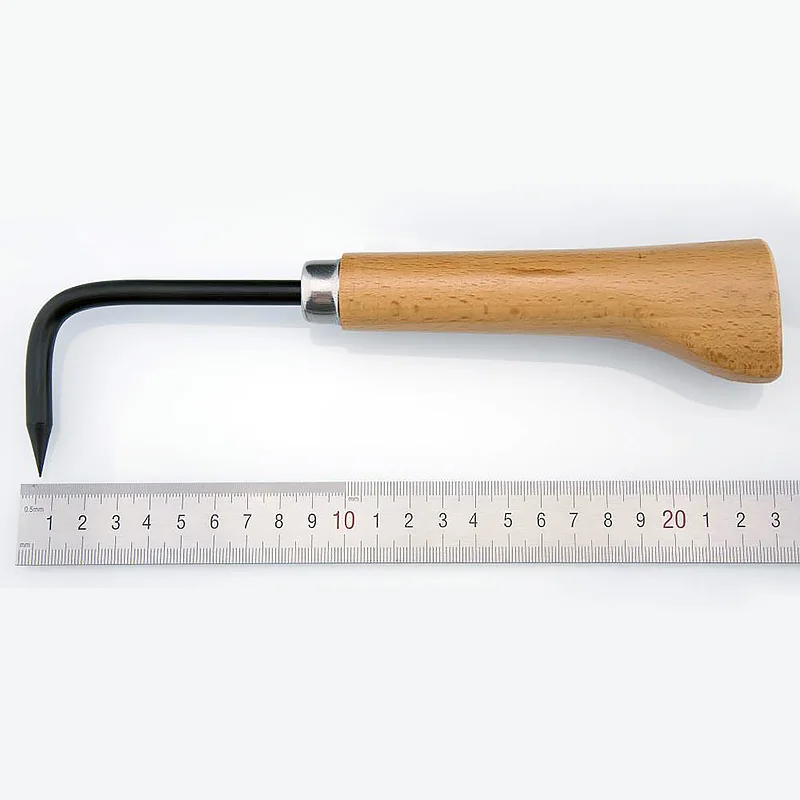 Бонсай инструменты крюк 23 см(") деревянная ручка из углеродистой стали крюк крепкий очень твердый и прочный сделано бонсай Тянь