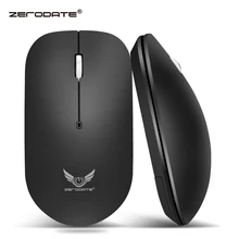 ZERODATE 2,4G беспроводная мышь с 3 клавишами, эргономичная игровая мышь 1600 dpi, USB Оптические Мыши для ПК, ноутбука, компьютера, офиса, дома