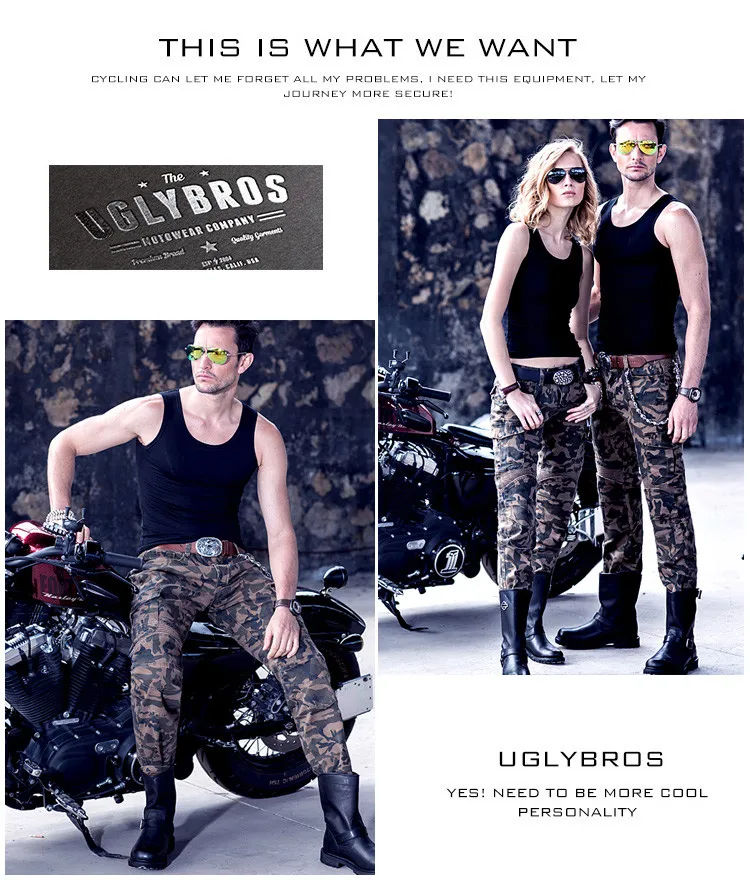 Камуфляж Открытый Тактические Штаны Uglybros moto rpool Camo Ubs07 джинсы Для мужчин rcycle