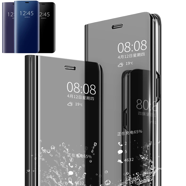 Зеркальный чехол для Xiaomi Mi Mix 2 роскошный подставка RedMi 5 Plus/Note 5A/Mi 5X A1/Mi Note 3/RedMi 4X/Note