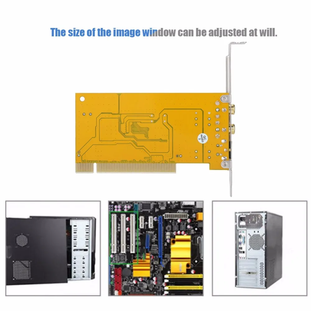 Карта захвата AV PCI 1394 878A, карта сбора данных, камера видеонаблюдения, HD карта захвата, разрешение дисплея до 640*480