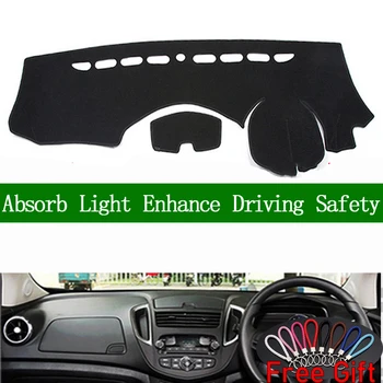 

For Chevrolet Trax 2014 2015 2016 Right Hand Drive Dashboard Cover Car Stickers Sun Shade Dash Mat Carpet Interior Accessories