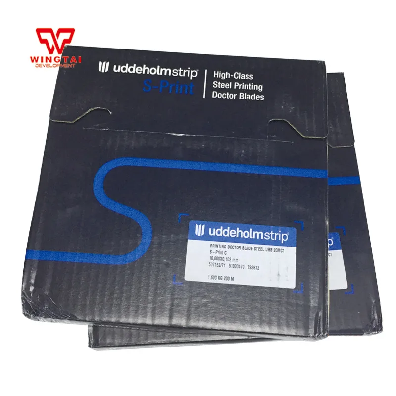 

250# Carbon Steel Blade Sweden UDDEHOLM STRIP STEEL Doctor Blade For Printing Machine
