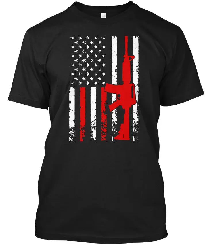 Demolition Ar15 Usa Flag Ranch Popular Tagless Tee T Shirt ...