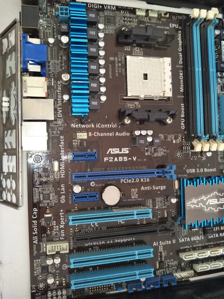 Бесплатная доставка 100% первоначально для Asus F2A85-V DDR3 FM2 | Компьютеры и офис
