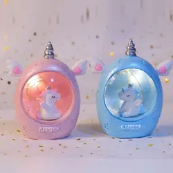Мультяшный Единорог светодиодный ночник Детские ночники настольные декоративные светильники детские игрушки подарок на день рождения