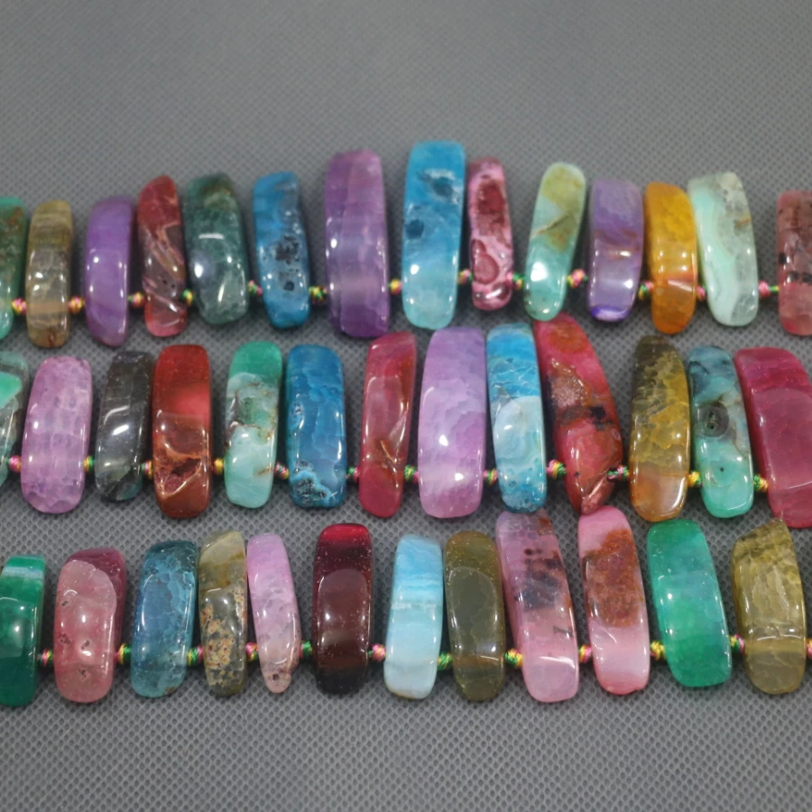 10x20-30 мм 32 шт. драгоценные камни Raibow подвеска из бисера с точкой камня