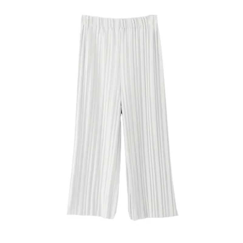White pleated pants womens Clearance