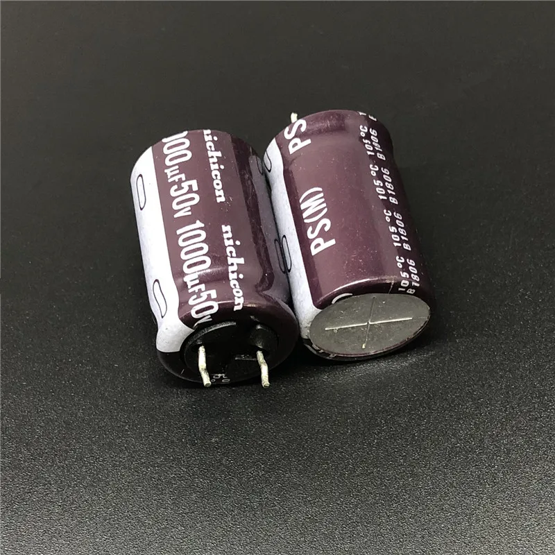 5 шт. 1000 мкФ 50 в NICHICON PS серии 16x25 мм низкое сопротивление 50V1000uF алюминиевый электролитический конденсатор