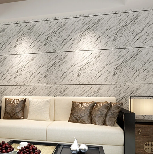 Pvc wallpaper marble design wallcovering simple modern ...