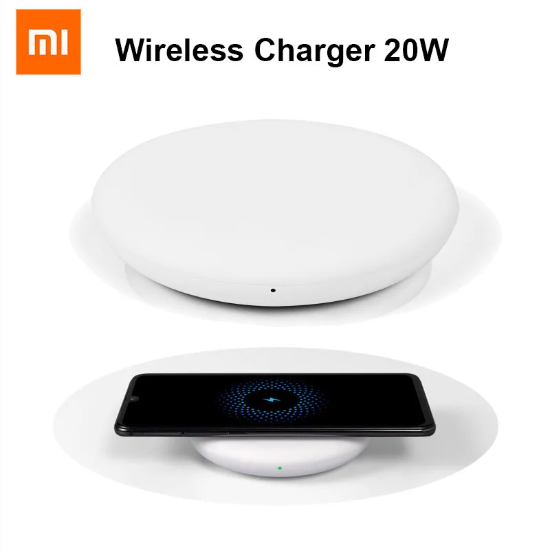 

Fast Delivery Xiaomi Wireless Charger 20W Max For Mi 9 (20W) MIX 2S/3 (10W) Qi EPP Compatible Cellphone (5W) Multiple Safe