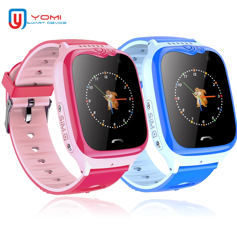 

Kids Smart Watch 2018 GPRS Tracker Remote Monitor Smartwatch SOS Call Baby Camera Watch with Flashlight for Android Child Gifts