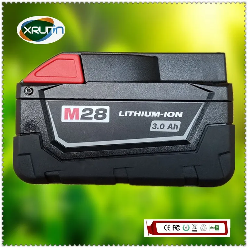 Бесплатная доставка для аккумулятора MILWAUKEE 28 V M28 V28 Power Tool 48-11-2830 3000 Ач/мАч |