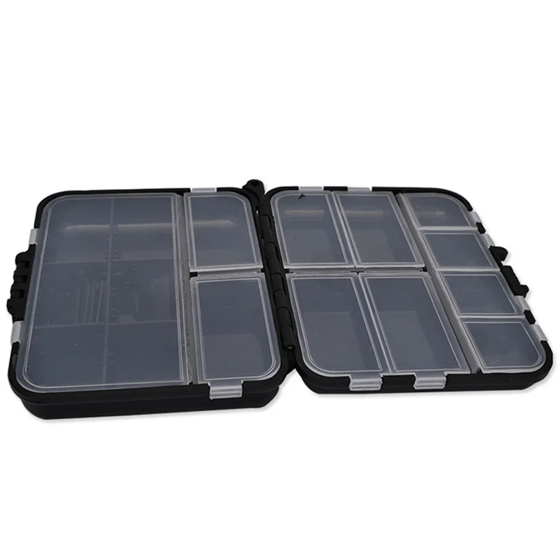 

2 Layer Multifunctional Plastic Detachable Fishing Lure Bait Hooks Tackle Accessory Storage Box Case with Many Compartments