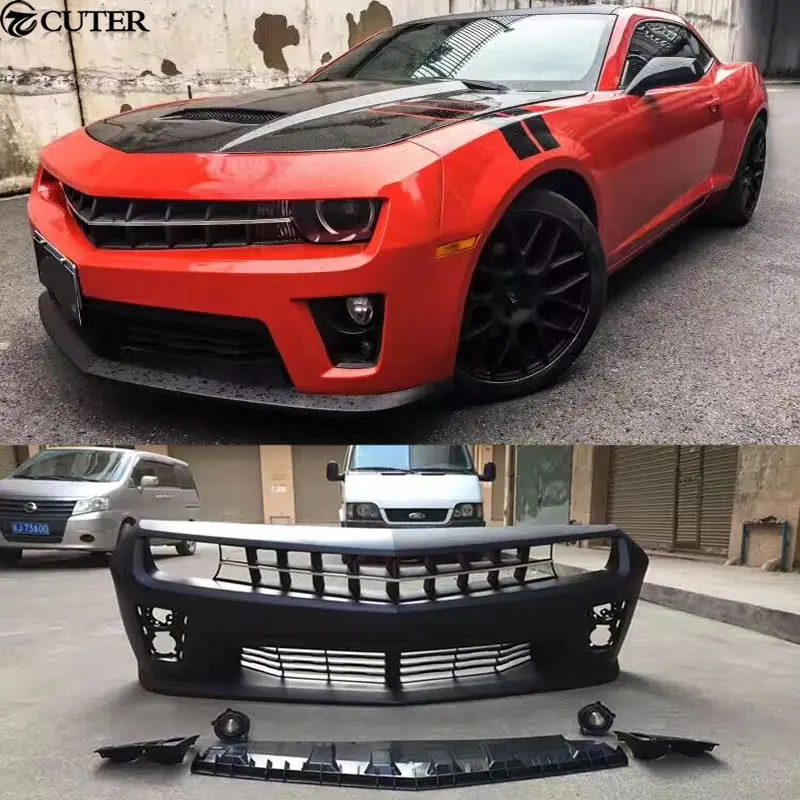 ZL1 PP Upainted передний бампер гоночные грили комплект кузова автомобиля для Chevrolet Camaro ZL1 10-14