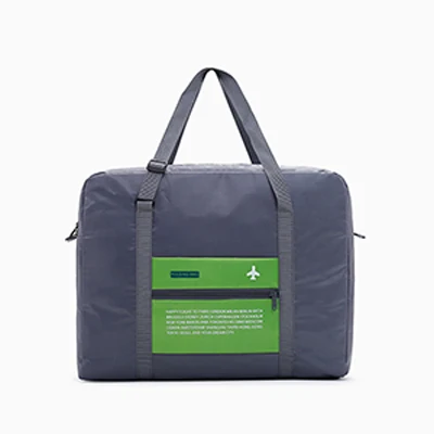 Дорожная сумка водонепроницаемый нейлон большой емкости женская сумка складные дорожные сумки ручные упаковочные, багажные, кубической формы Органайзер Повседневная сумка для выходных - Цвет: Green