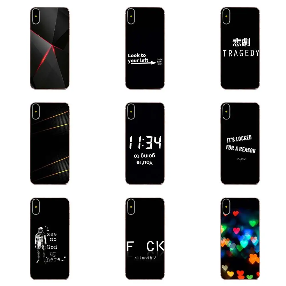 

Funny Blackground Words Soft TPU Cool Best For Samsung Galaxy Note 5 8 9 S3 S4 S5 S6 S7 S8 S9 S10 mini Edge Plus Lite