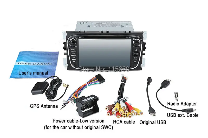 RoadRision автомобильный стерео gps навигатор для Ford Focus S-max Kuga Mondeo Радио RDS DVD мультимедиа головное устройство Авторадио Bluetooth