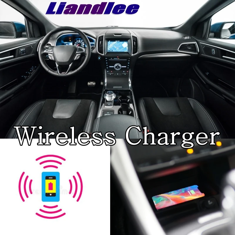 

Liandlee Wireless Car Phone Charg er Armrest Storage Compartment Fast qi Charging Wireless Charger For Ford Endura 2014~2019
