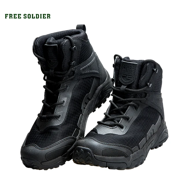 FREE SOLDIER outdoor sports hiking tactical military men boots tear-resistant shoes for climbing camping