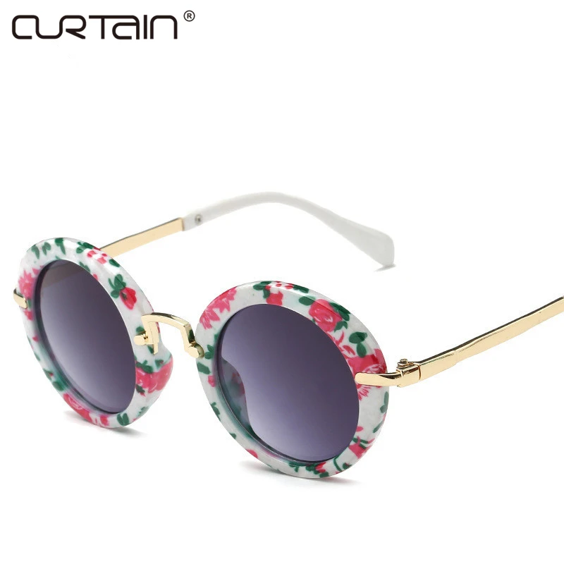 

NEW Fashion Round Cute Brand Designer Child Sunglasses Anti-uv Baby Vintage Glasses Girl Cool Eyewear Boys Kids Oculos