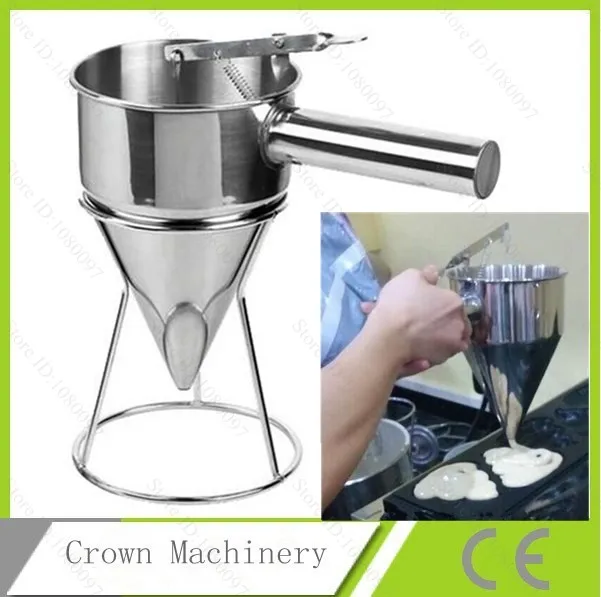 Stainless steel batter dispenser; waffle maker dispenser; takoyaki