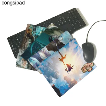 

congsipad Unique Design Super Soft bioshock infinite Mousepads Radiation Non-Skid Rubber Pad Not Overlock cheap custom mouse pad