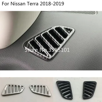 

Car Vent Outlet Surround Front Left+Right Air Condition Panel Control Trim Frame Lamp 2pcs For Nissan Terra 2018 2019 2020