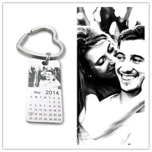 Personalized DIY Photo Keychain Calendar Birthday Couple Anniversary Custom Engraving Photos Key Chain Keyring Love Date Gifts Personalized DIY Photo Keychain Calendar Birthday Couple Anniversary Custom Engraving Photos Key Chain Keyring Love Date Gifts