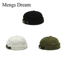 Новое поступление, мужская и женская кепка с черепом, кепка, повседневная, Docker, моряк, механик, без полей, сплошной цвет, корейский стиль, хип-хоп, дикая