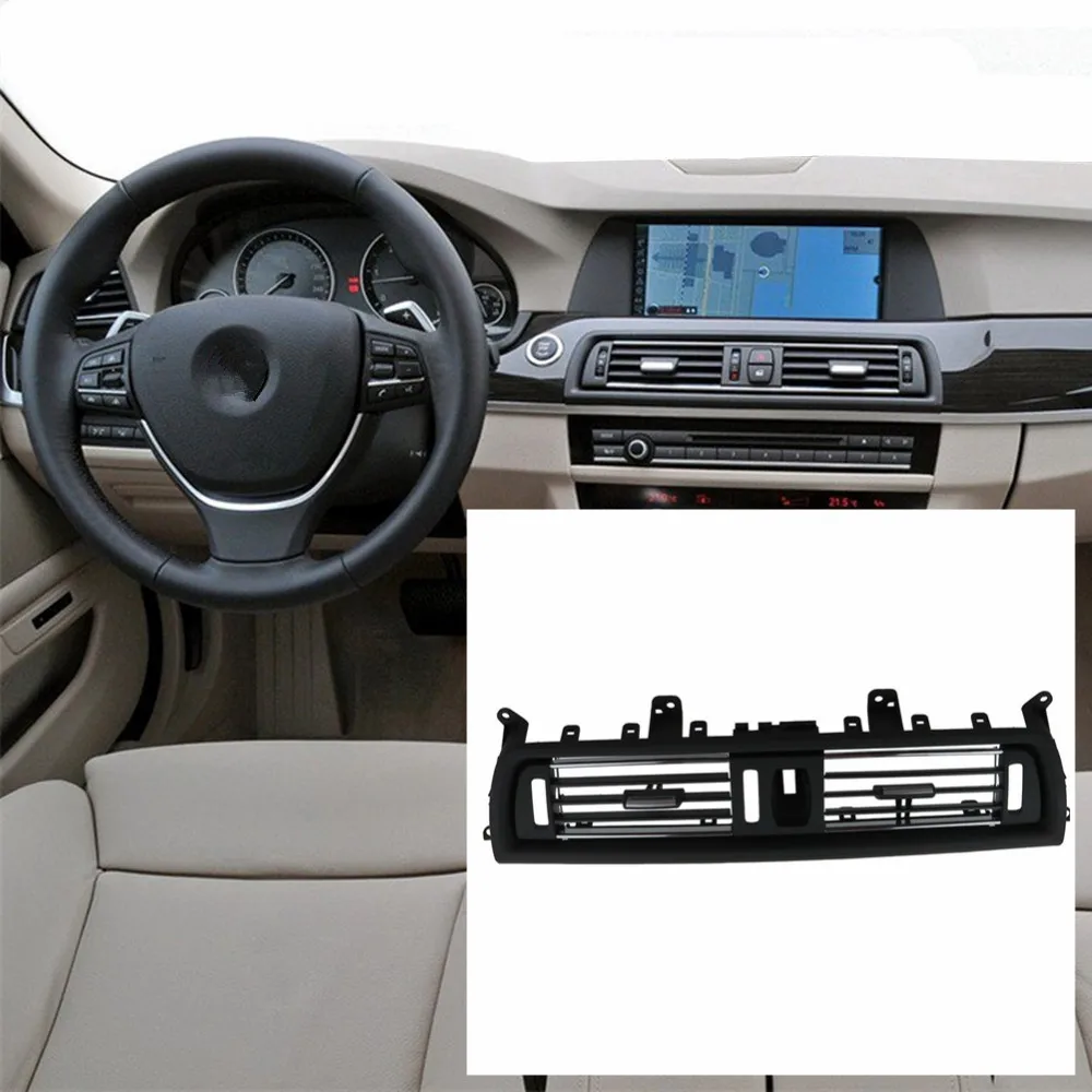 Skup 2 style przednia konsola Grill Dash powietrza AC klimatyzator Vent dla BMW F10 F11 F18 520i 523i 525i 528i 535i.