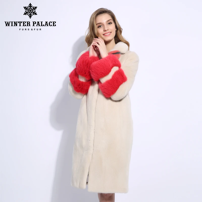 

2018 Fashion models genuine mink fur coat Imported leather mink fur coats New trend mink fur coats women