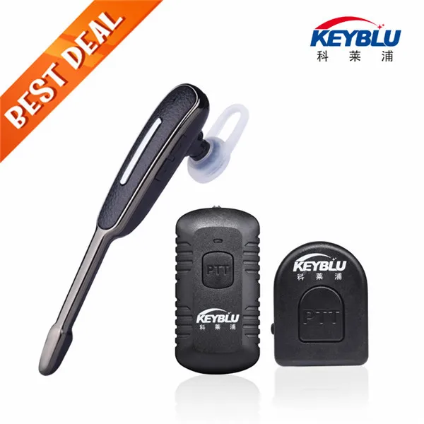 Two Way Radio Bluetooth Headset For Kenwood PTT Speaker Microphone For