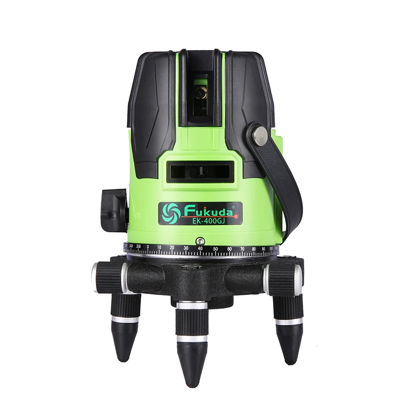 

Fukuda Brand 5 Lines 400GJ Laser Level Self-Leveling Horizontal Vertical Cross laser measuring instument green Beam