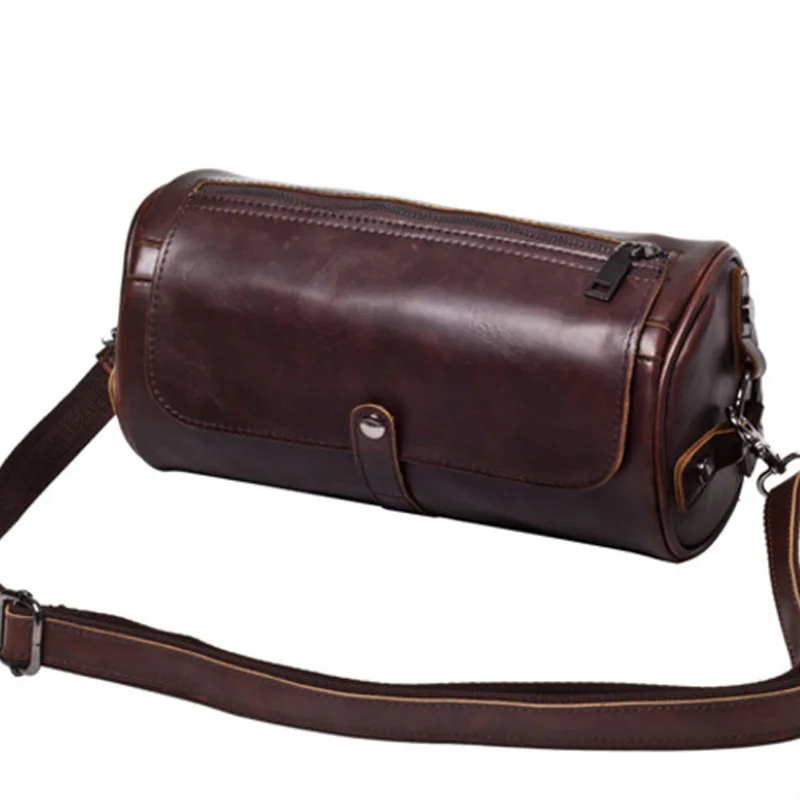 Men and women all appropriate Simple small bucket ag Crossbody Black coffee XY333 | Багаж и сумки