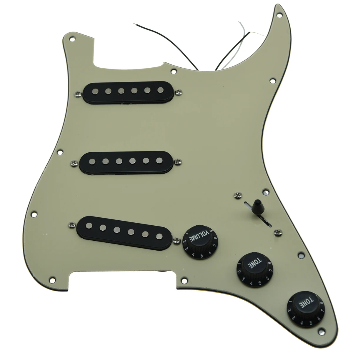 KAISH различные загруженные Strat SSS Pickguard Prewired ST Strat Pickguard с звукоснимателями подходит для крыла