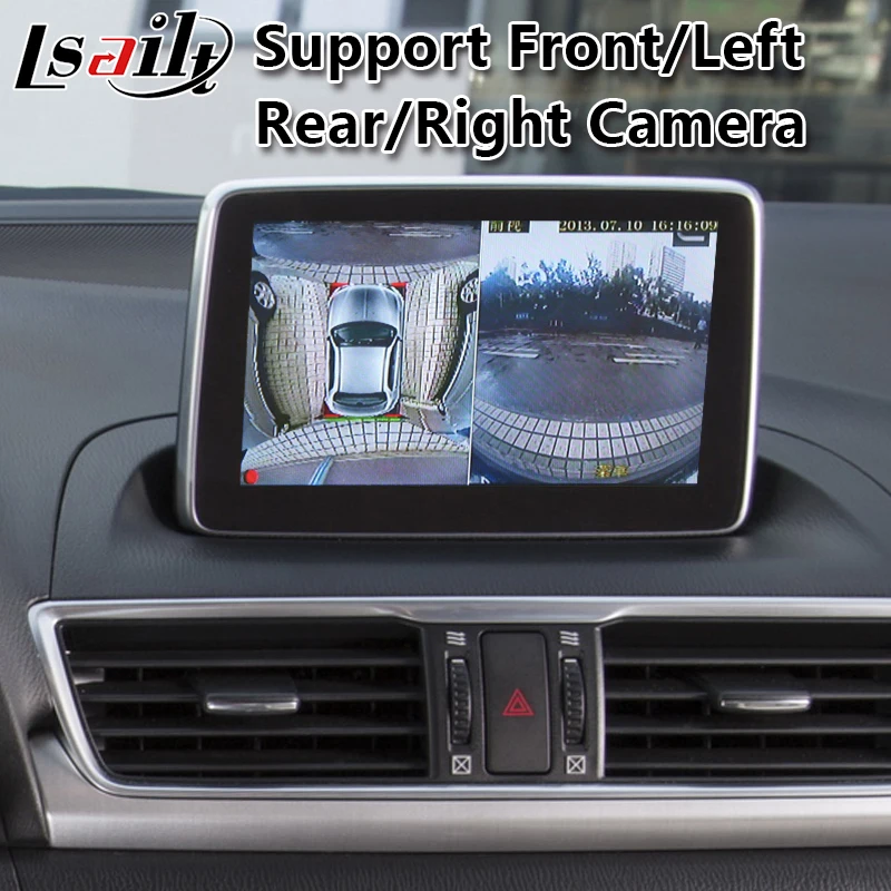 Lsailt Android мультимедиа видео интерфейс для Mazda 2 / 3 6 2014 2020 модели встроенный GPS