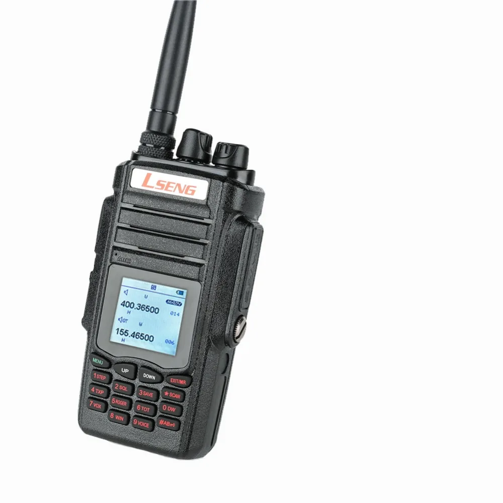 Ham Radio LSENG T 650UV 999 Channels/10W Dual Band Radio Walkie Talkies
