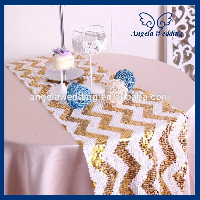 RU018B For sale wholesale fancy metallic wedding beaded gold and white