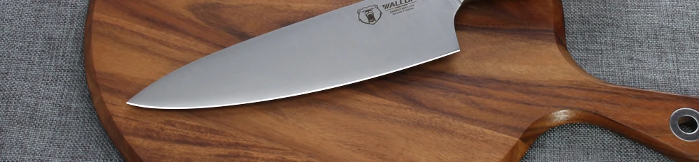 WALLOP нож шеф-повара японский кухонный нож японский нож для мяса нож для овощей 8 в немецком стиле разделочный нож из нержавеющей стали