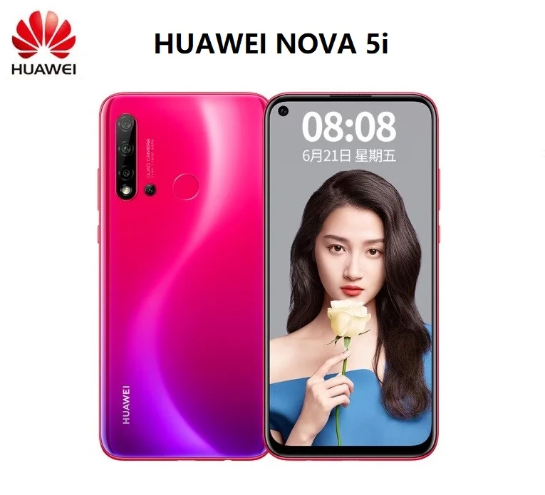 

Original HuaWei Nova 5i Smartphone 6.4 inch Kirin 710 Android 9.0 IPS screen 2310x1080 Mobile Phone 24.0MP