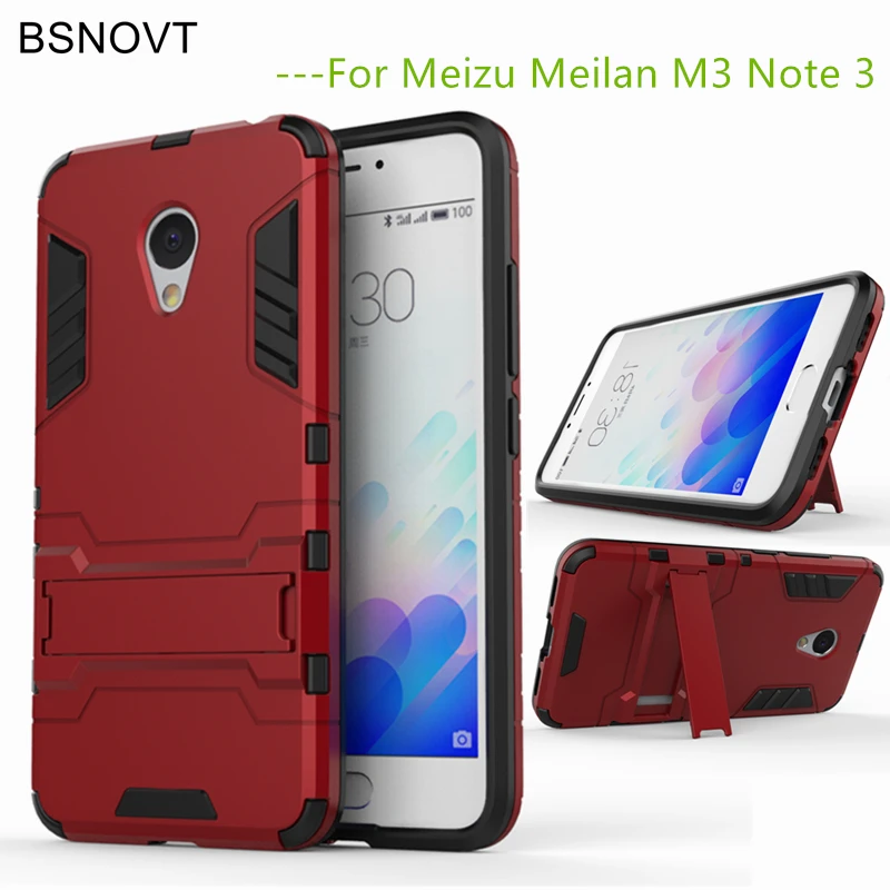 BSNOVT For Meizu M3 Note Cover Silicone + Plastic Kickstand Case Holder Fundas 5.5&quot &lt |