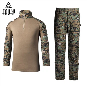 

US Army Tactical Military Uniform Airsoft Combat Shirt Military Pants Uniforme Militar Multicam Camouglage Set Hunting Clothes